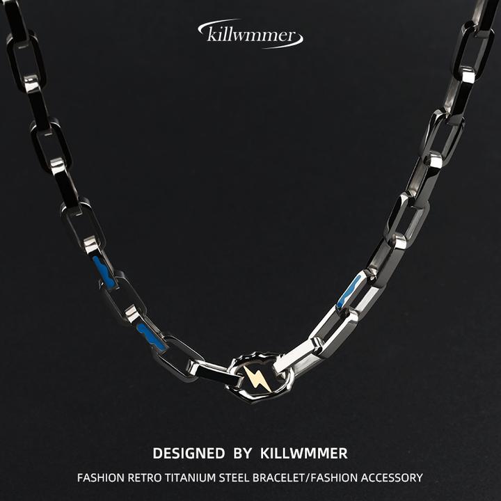 设计感古巴项链男款百搭欧美小众高级男生锁骨男士项链