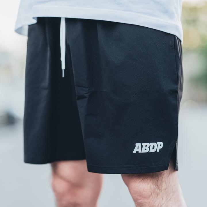 ABDP23SS男士美式梭织休闲运动短裤宽松微弹开叉不过膝街头篮球