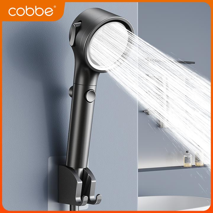 卡贝淋浴增压花洒喷头浴室莲蓬头卫生间家用洗澡手持淋雨沐浴套装