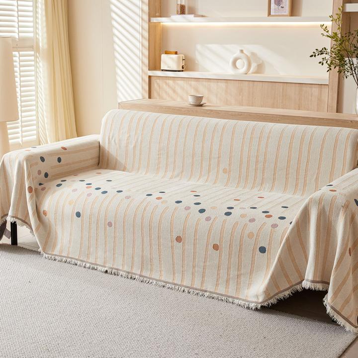 雪尼尔沙发盖布巾2024流行新款一整张全盖毯防滑沙发套罩沙发坐垫