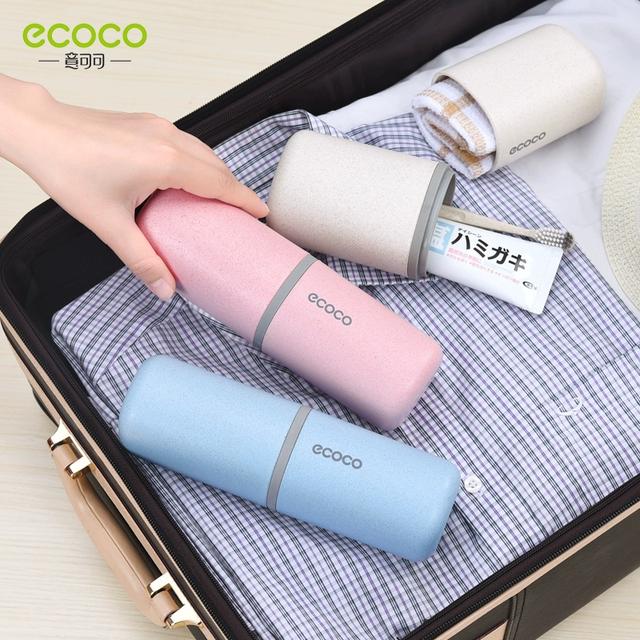 意可可旅行漱口杯牙刷盒便携套装刷牙杯简约牙缸洗漱杯户外牙刷杯