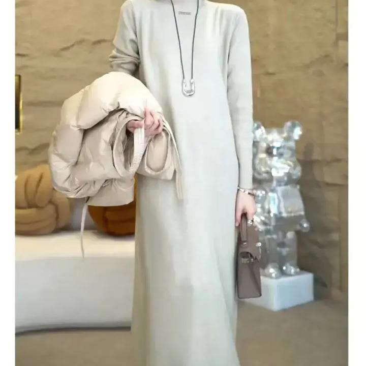 2025新款女气质服装连衣裙子特大码秋冬Z1轻奢小众气质高级感女装