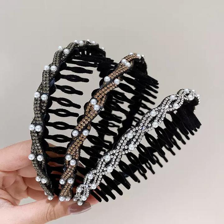 韩式懒人气质发箍网红百搭外出洗脸发箍甜美发捆带齿