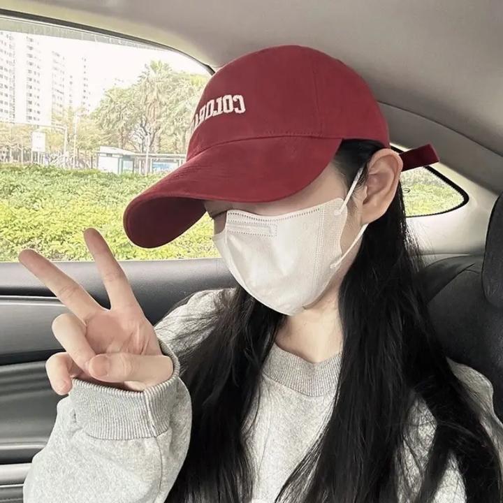 【纯棉硬顶】刺绣大头围棒球帽子加大加宽帽檐显脸小鸭舌帽男女