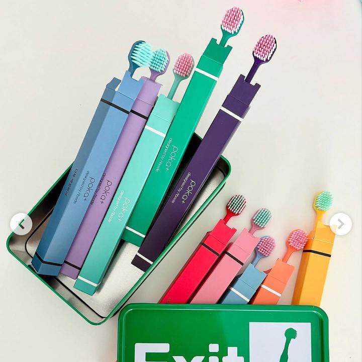 独立包装韩式小宽头牙刷 舒服好用软毛护龈情侣牙刷旅行牙刷L62