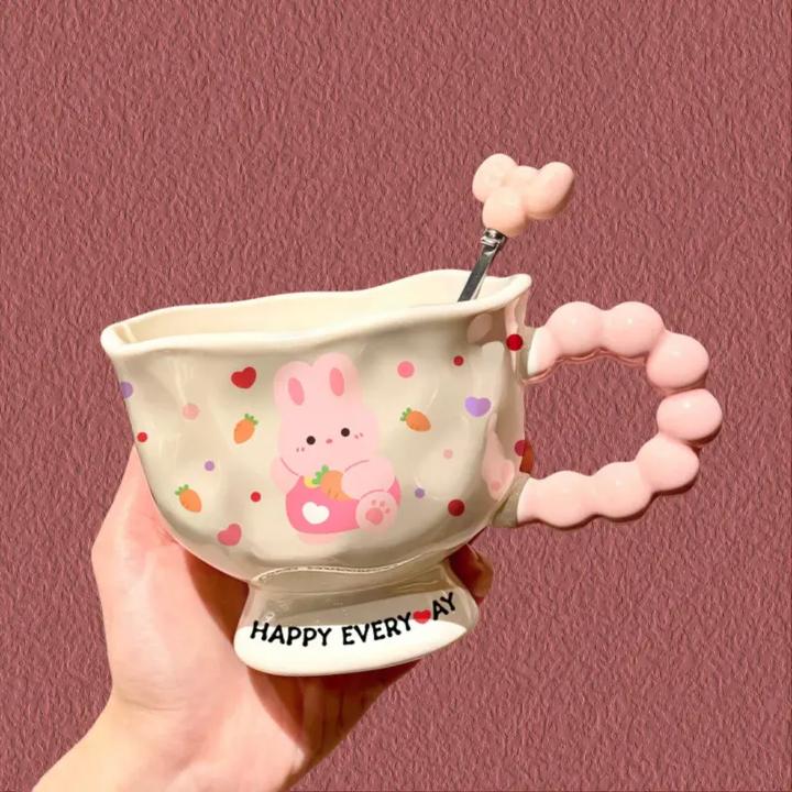 高颜值水杯生日礼物送女生创意可爱男女朋友陶瓷情侣杯大容量爆款