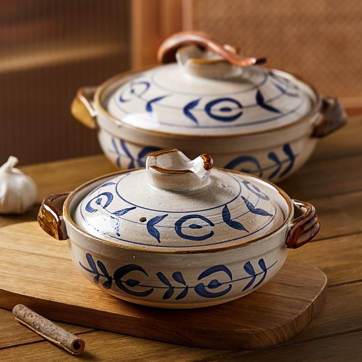 日式陶瓷砂锅煲炖锅家用耐高温干烧不裂煲汤锅小号煲仔饭用土砂锅