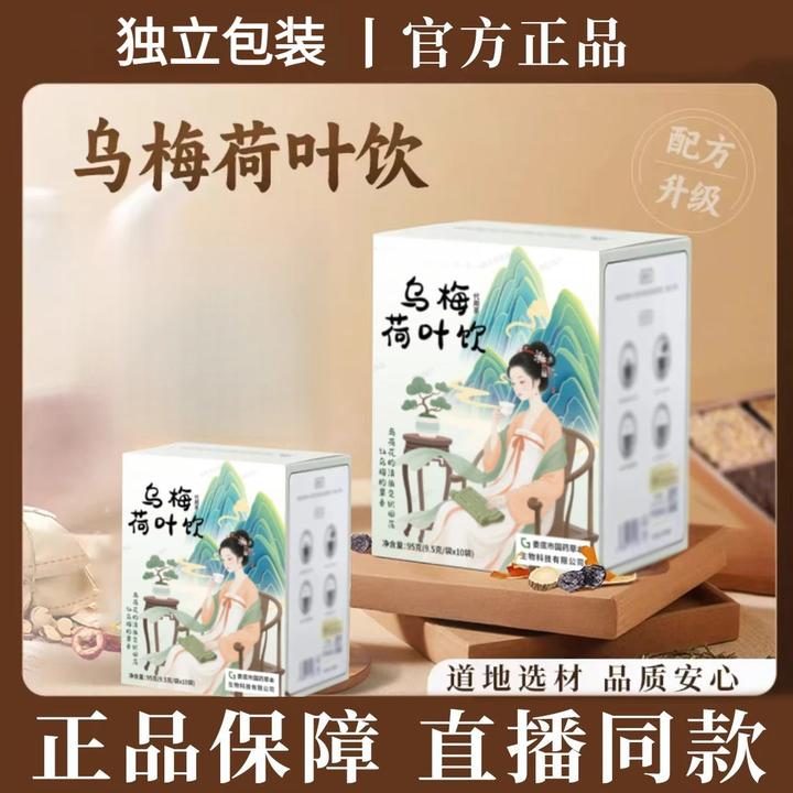 【浙江省中医院同款】水气乌梅汤2.0乌梅荷叶饮茶包养生茶正品山楂