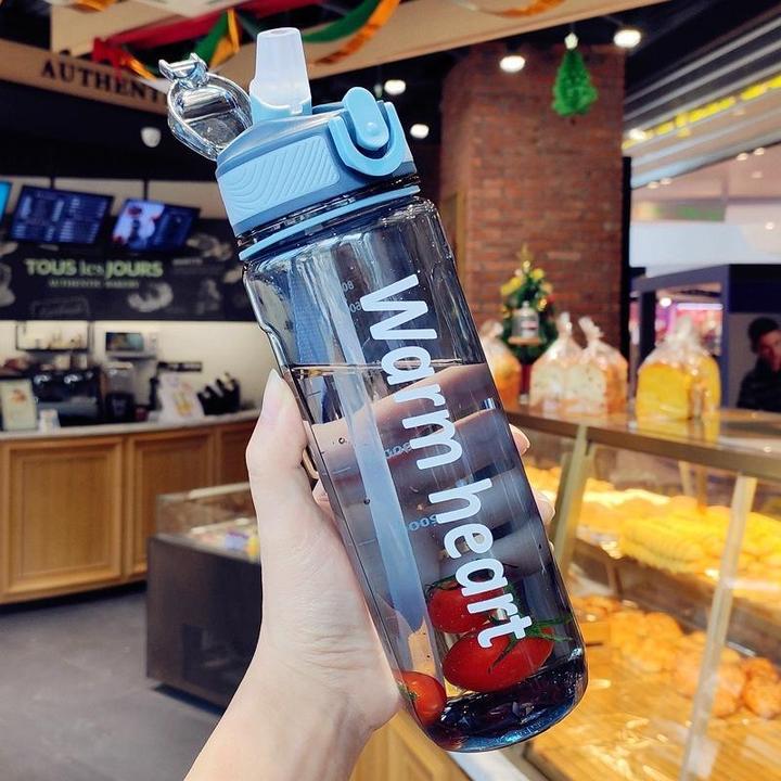 鸭舌嘴吸管成人孕妇学生网红便携防漏防摔800m大容量男女运动水杯