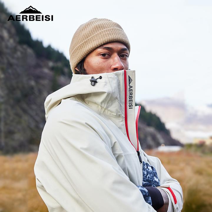 阿尔卑斯 秋冬户外时尚运动硬壳登山连帽防风防水男女款外套男士