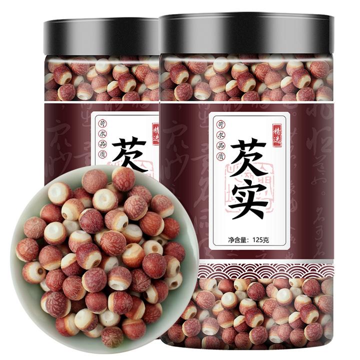 新鲜叶菜芡实干货125克 中药材生芡实芡实米鸡头米茯苓薏米茨实