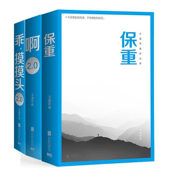 磨铁【大冰3册】保重+啊2.0+乖,摸摸头2.0 畅销书作者大冰著