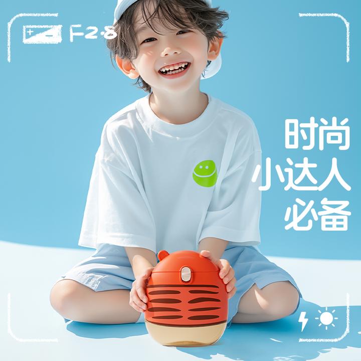 巴比象ppsu儿童吸管式学饮杯防摔防呛大宝宝喝奶家用出行水杯排气