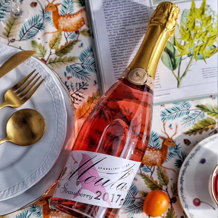 慕拉低度甜型水果气泡酒女士香槟微醺高颜值清爽开胃