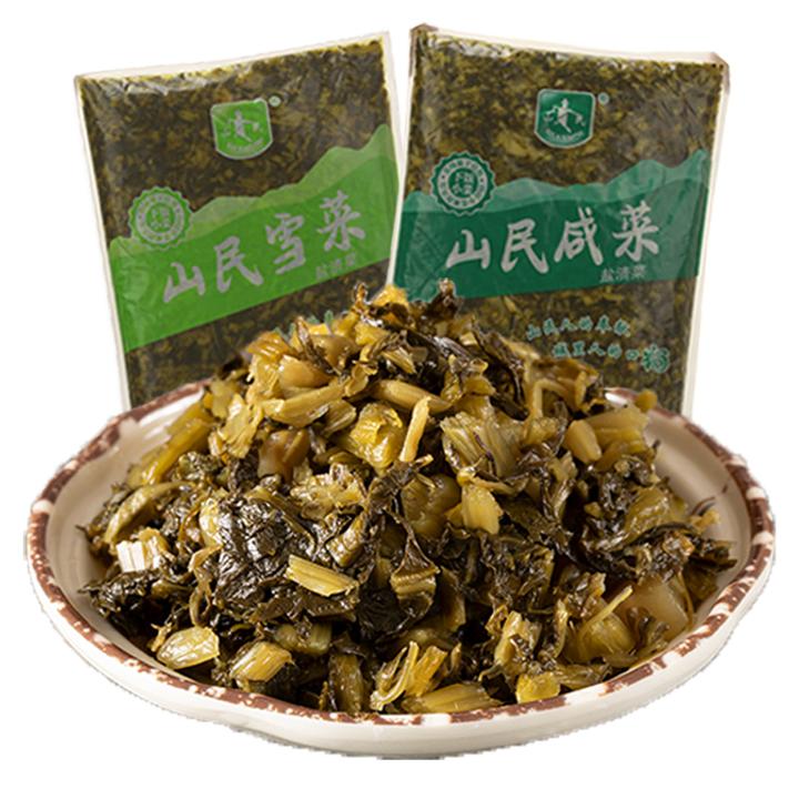山民咸菜雪菜2.5kg大包装腌菜酱酸菜雪里红10斤温州特产营养清脆
