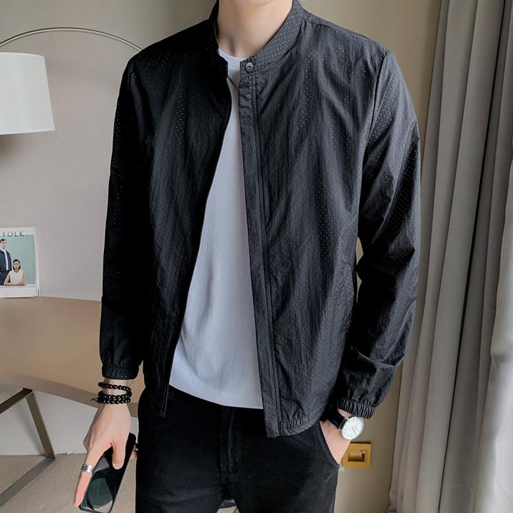 防晒服夹克男棒球服夏季运动户外防晒衣潮百搭皮肤衣外套薄款休闲