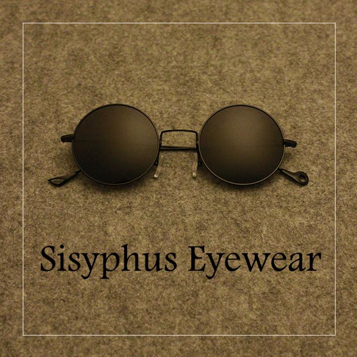 五条悟同款墨镜民国美式复古圆框太阳眼镜瞎子偏光男款女圆形痞帅