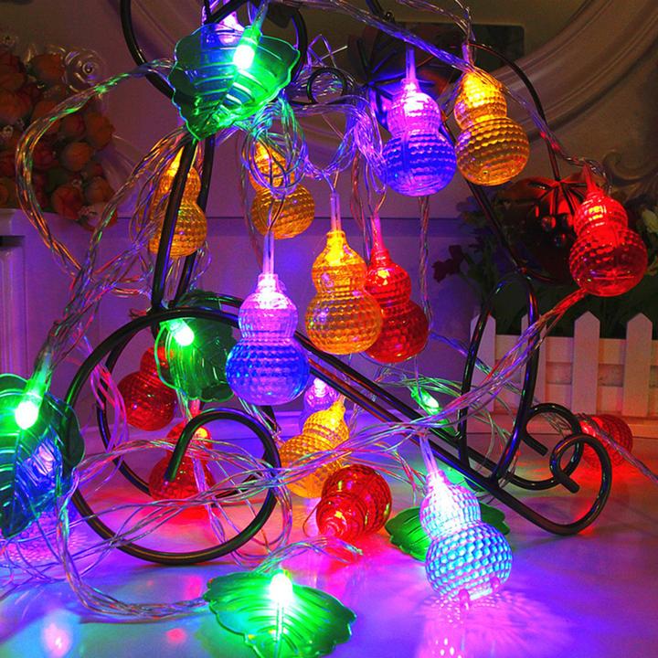 彩灯葫芦led灯串新年装饰房间闪灯串灯春节挂灯家用客厅过年阳台