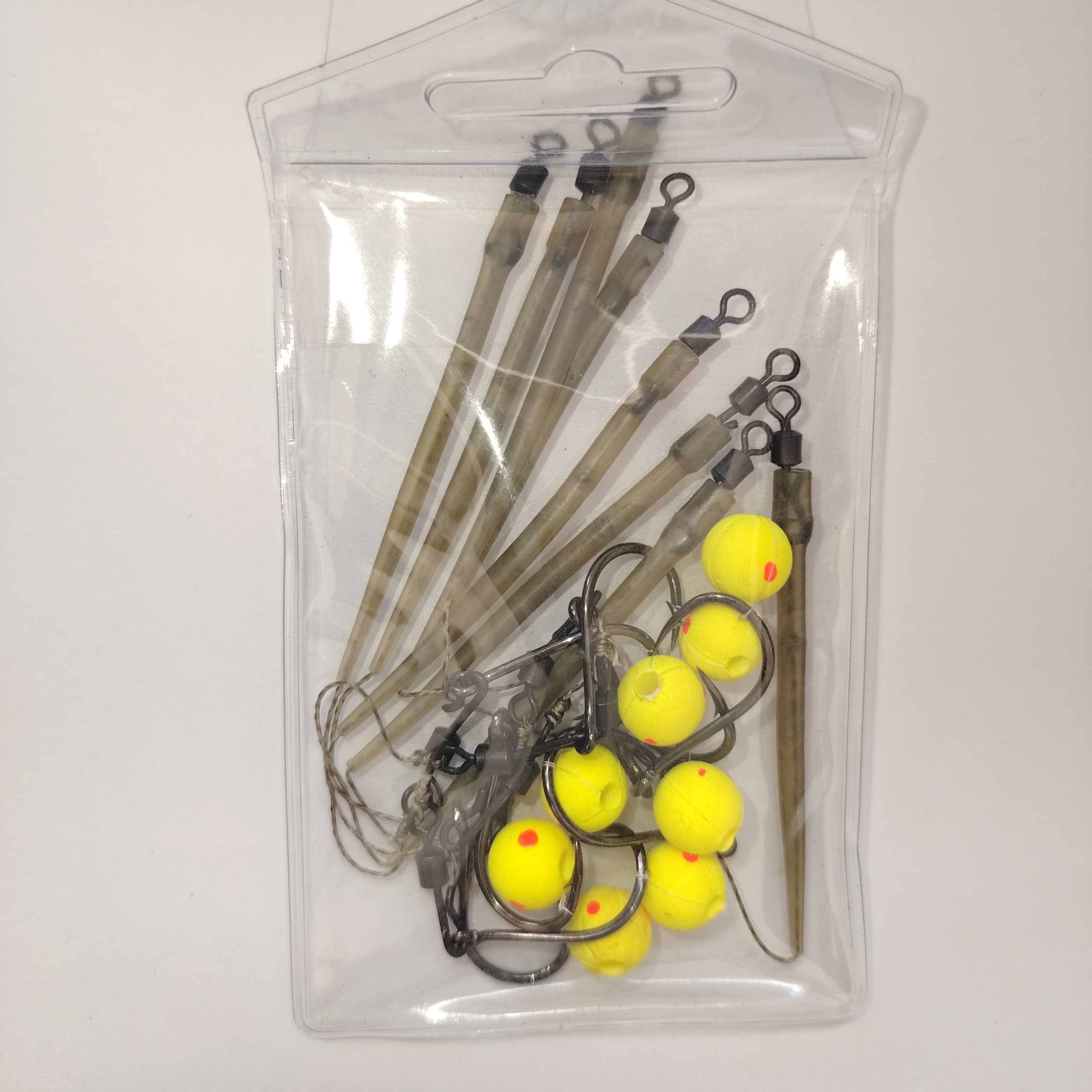 野钓先锋 手工制作欧鲤远投 珠珠钓组 反底钓组