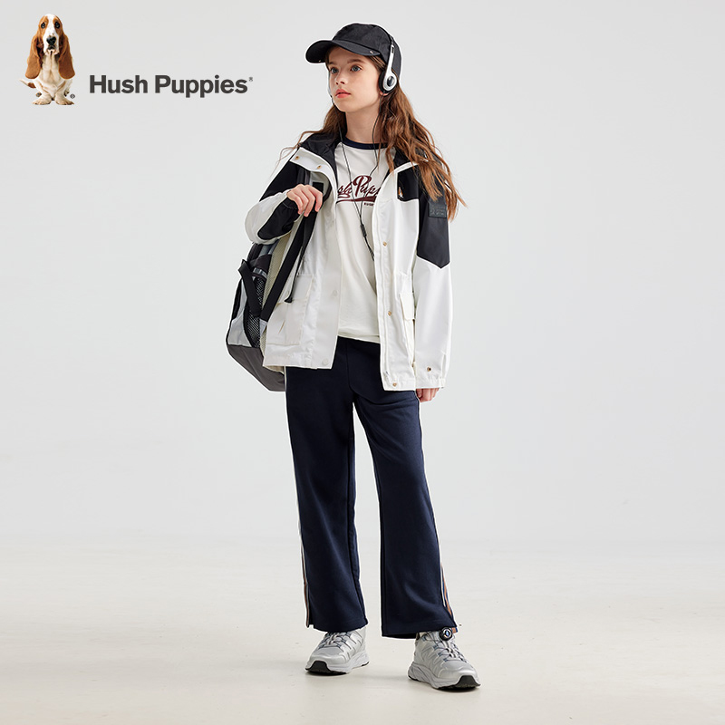 三防薄外套 拼色风衣 秋新款 暇步士童装