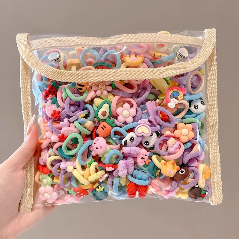 儿童小皮筋可爱不伤发卡通宝宝女童扎小啾啾头绳小号拇指发圈发饰