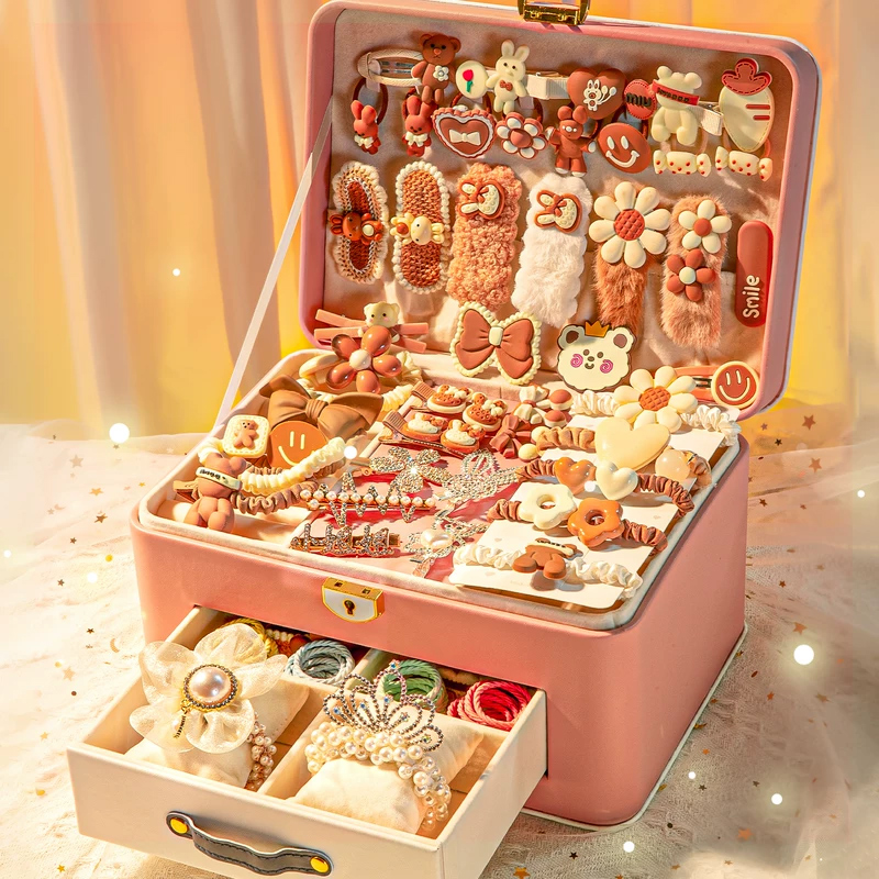 小女孩高档实用发饰礼盒款送女儿推荐公主6-12岁儿童玩具套装