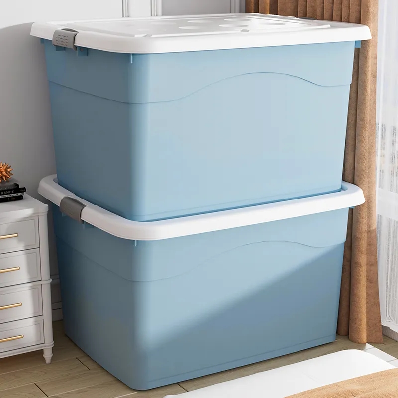 收纳箱特大号清仓网红放衣服衣物整理加厚储物盒学生家用塑料箱子