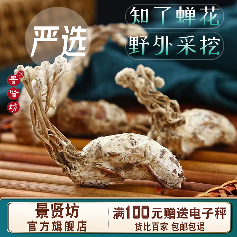 深山采挖 蝉花50g 22只左右 婵花蝉花虫草孢子 知了花