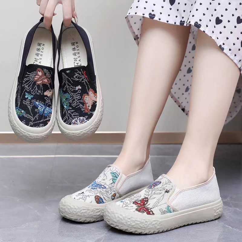 2025年新款渔夫鞋老北京蝴蝶女单鞋春款时尚休闲春秋百搭夏季软底