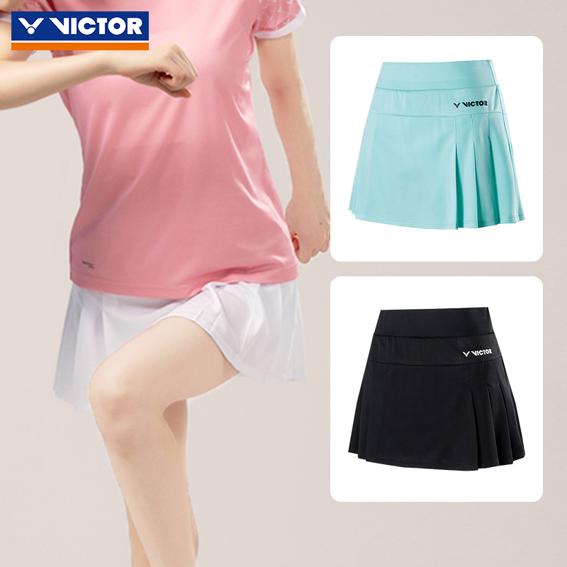 VICTOR/威克多羽毛球服训练系列针织运动短裙 K-31302女士夏季