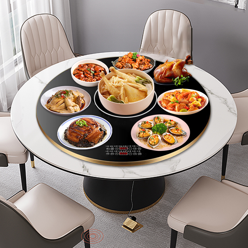 阿拉好太太暖菜板热菜板家用圆形保温板饭菜多功能加热桌暖菜盘