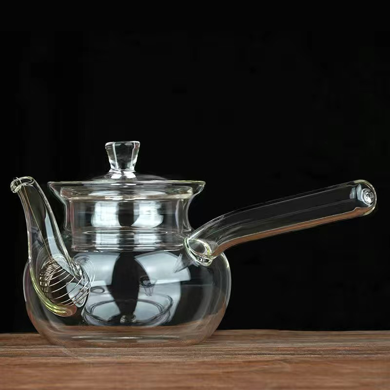 玻璃茶具茶壶烧水玻璃壶明火玻璃壶耐高温防爆煮茶壶茶灯空气灯