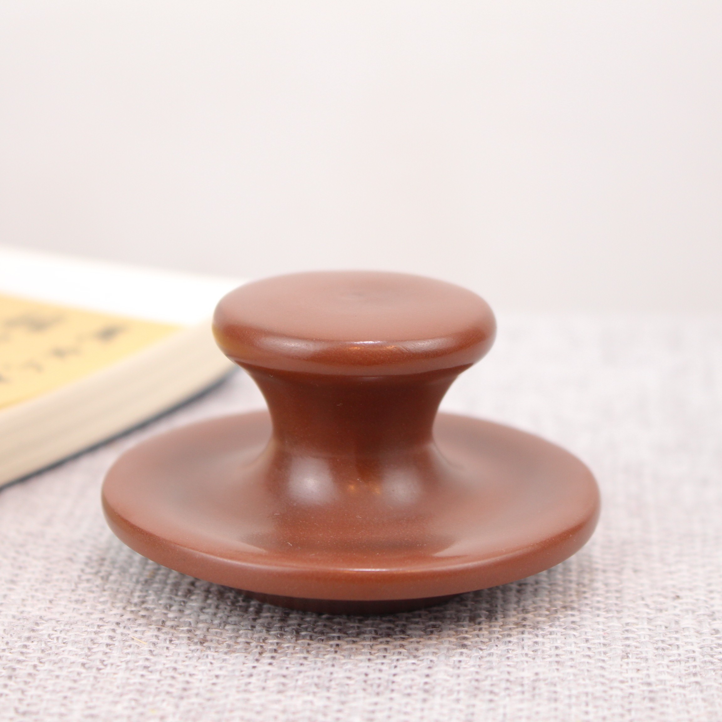 壮韵钦州坭兴陶 纯手工盖置 放置茶台精品配件 泡茶茶壶专用盖置