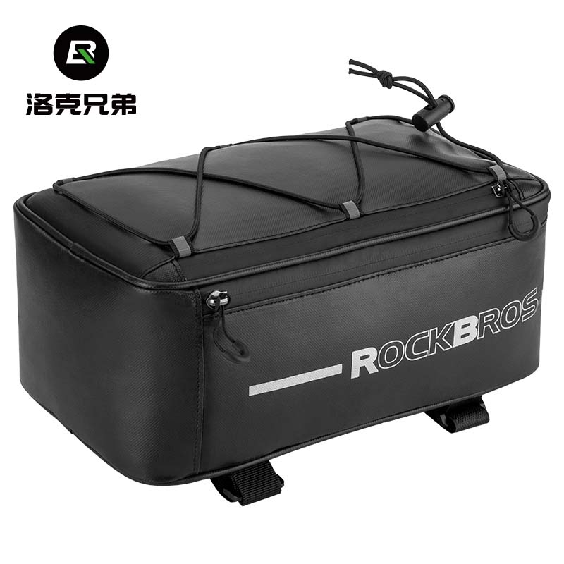 洛克兄弟代驾包防水后座包电动车挂物收纳储物箱自行车后货架驮包