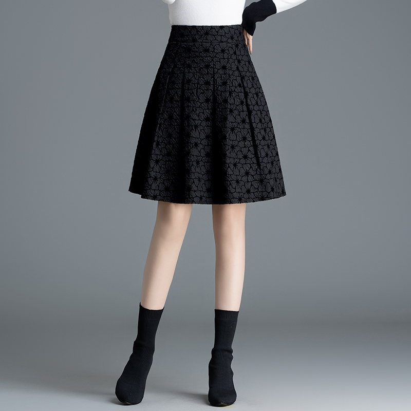 春季新款精致花苞裙减龄俏皮蓬蓬裙设计感百褶裙气质A字半身裙516