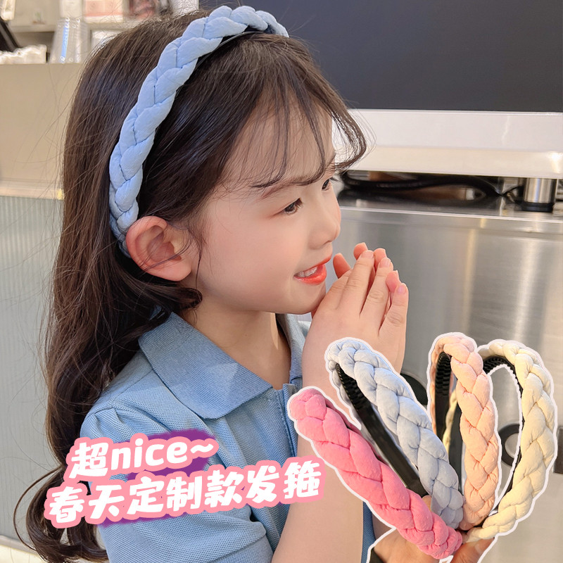 小女孩2023年新款发卡发箍头饰女童防滑压发头箍不掉儿童可爱发饰