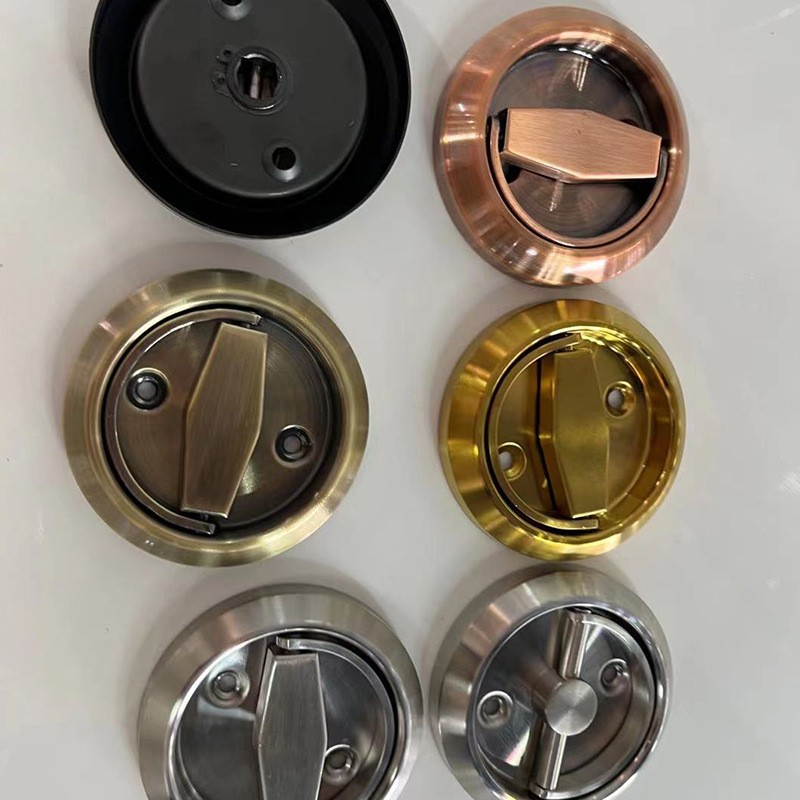 304不锈钢圆形拉手暗装隐形门拉手背景墙消防栓圆拉手厂家供应