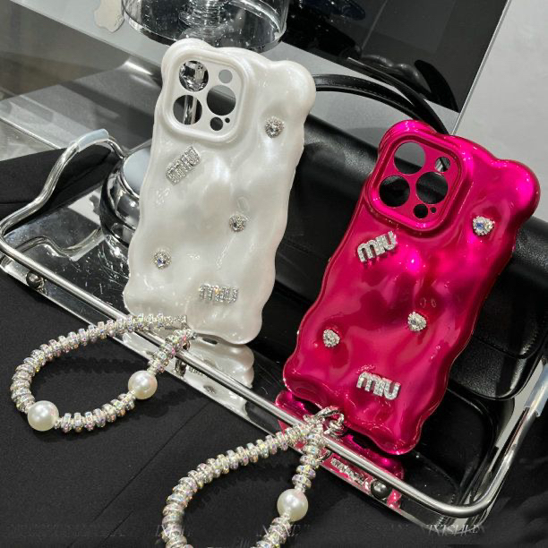玫红高端iPhone15promax保护套新款潮牌苹果14手机壳网红12防摔女
