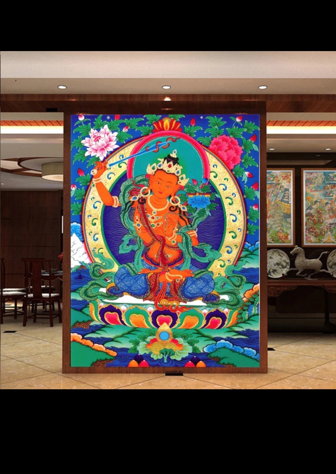 钻石画 文殊菩萨图