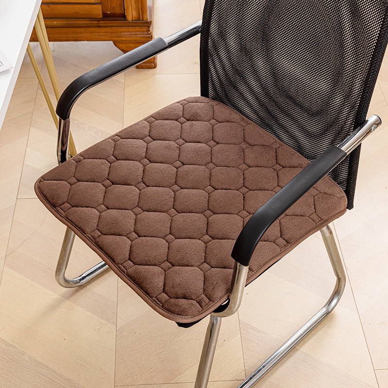 加厚保暖坐垫椅垫子办公室久坐椅子垫学生屁垫餐椅桌子垫防滑简约