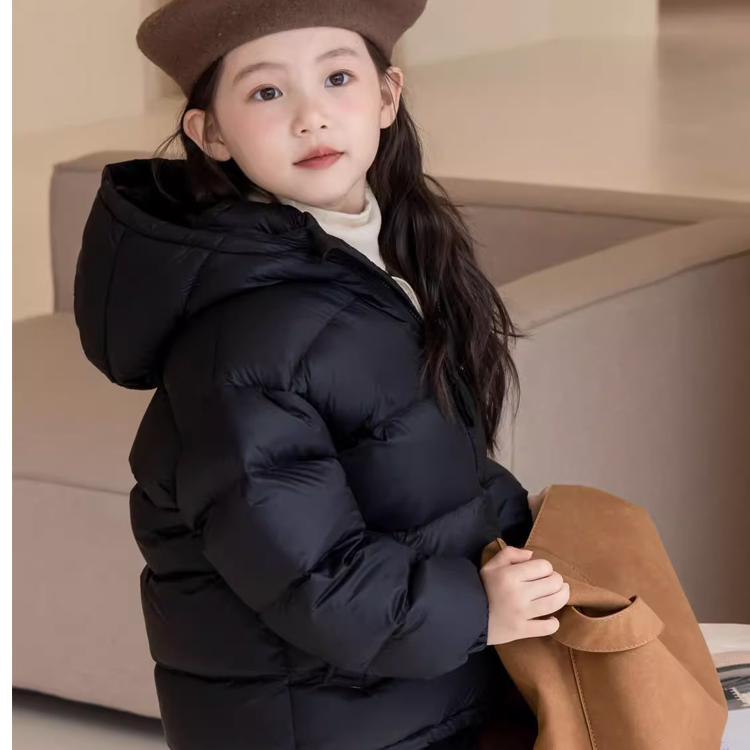 儿童羽绒童装服冬季短款保暖白鸭绒男童女童中大童儿童款羽绒服