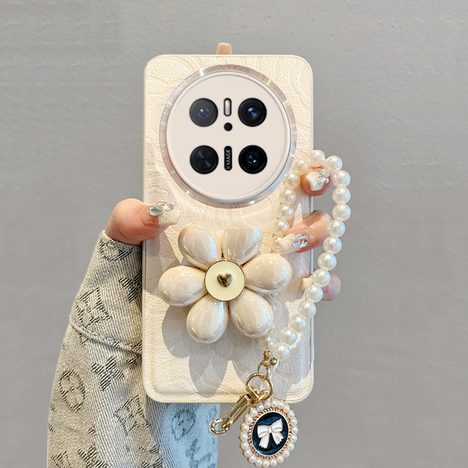 适用华为mate70手机壳新款女mate70pro+简约高级感带支架全包防摔