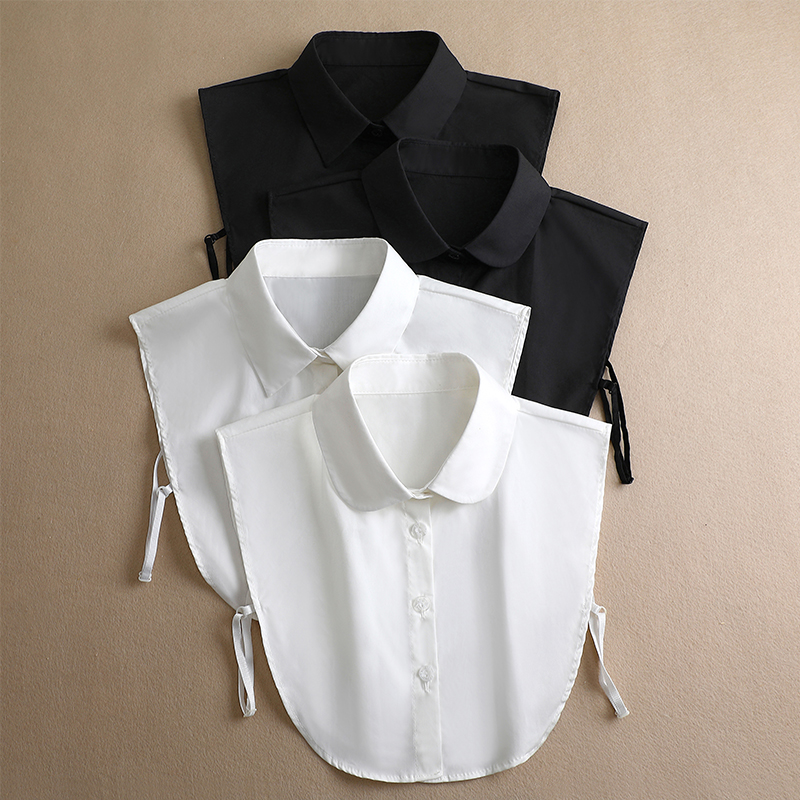 假领子女百搭时尚尖领圆领休闲秋冬内搭通勤上班休息工作服假衣领