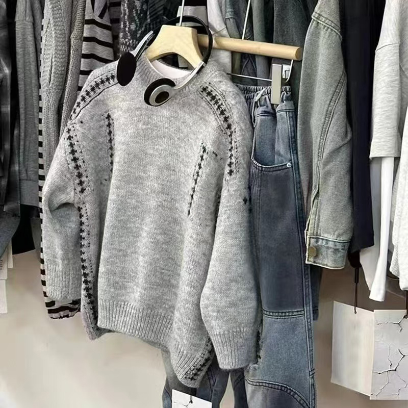 男童加厚韩国绒毛衣秋冬季2025新款韩系儿童洋气毛线衣男孩针织衫