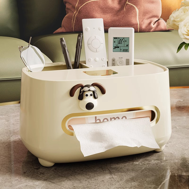 纸巾盒家用客厅茶几餐厅创意轻奢多功能卧室桌面遥控器收纳抽纸盒