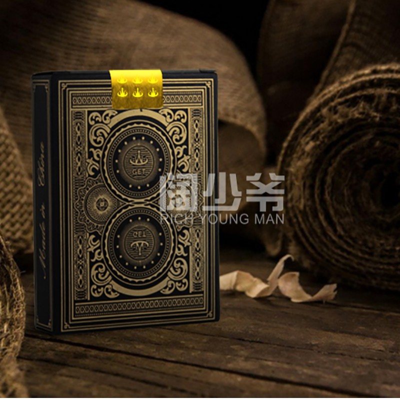 高端金边扑克牌GET大字牌 PVC金边防水磨砂塑料牌正品扑克牌塑料