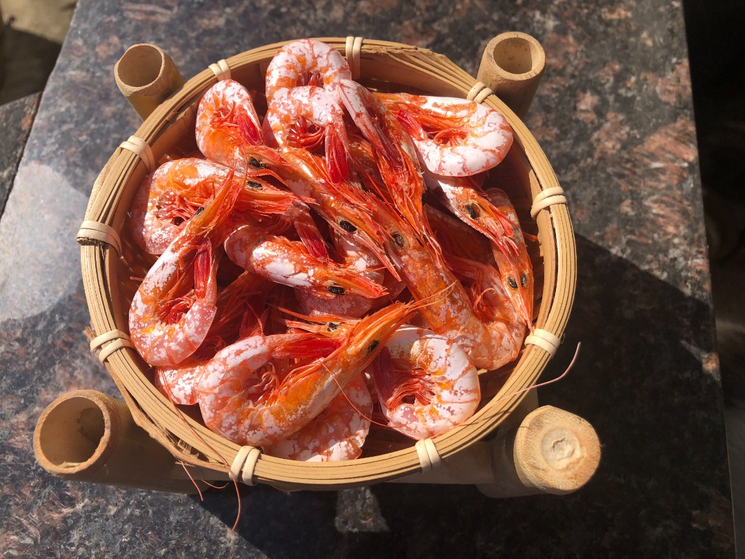 舟山特产船晒虾干 即食虾干 活皮虾干