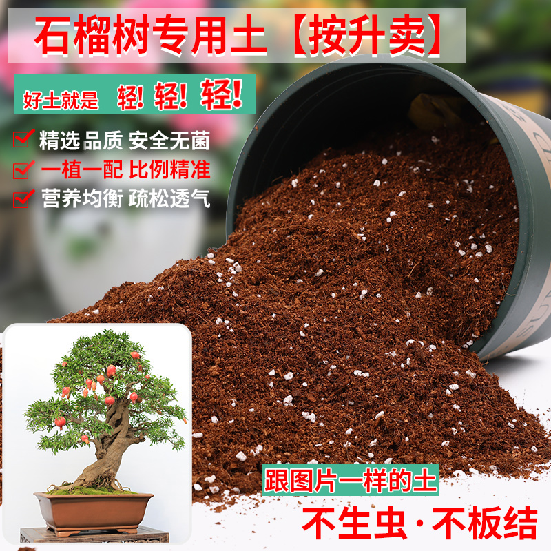 石榴树专用土营养土果树盆栽养花种花土通用型种植土壤肥料花卉土