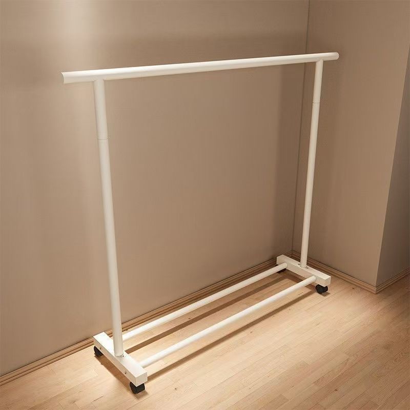 特粗全金属衣帽架加厚晾衣架阳台落地衣服架简易立式挂衣架子