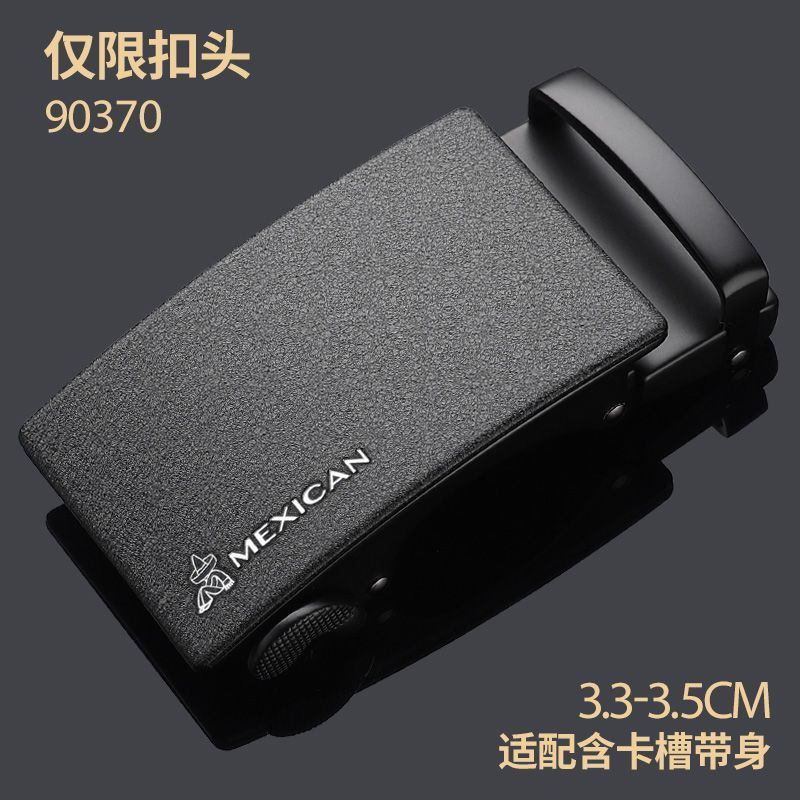 Mexican/稻草人磨砂皮带扣男年轻人商务自动扣卡扣青年时尚扣头